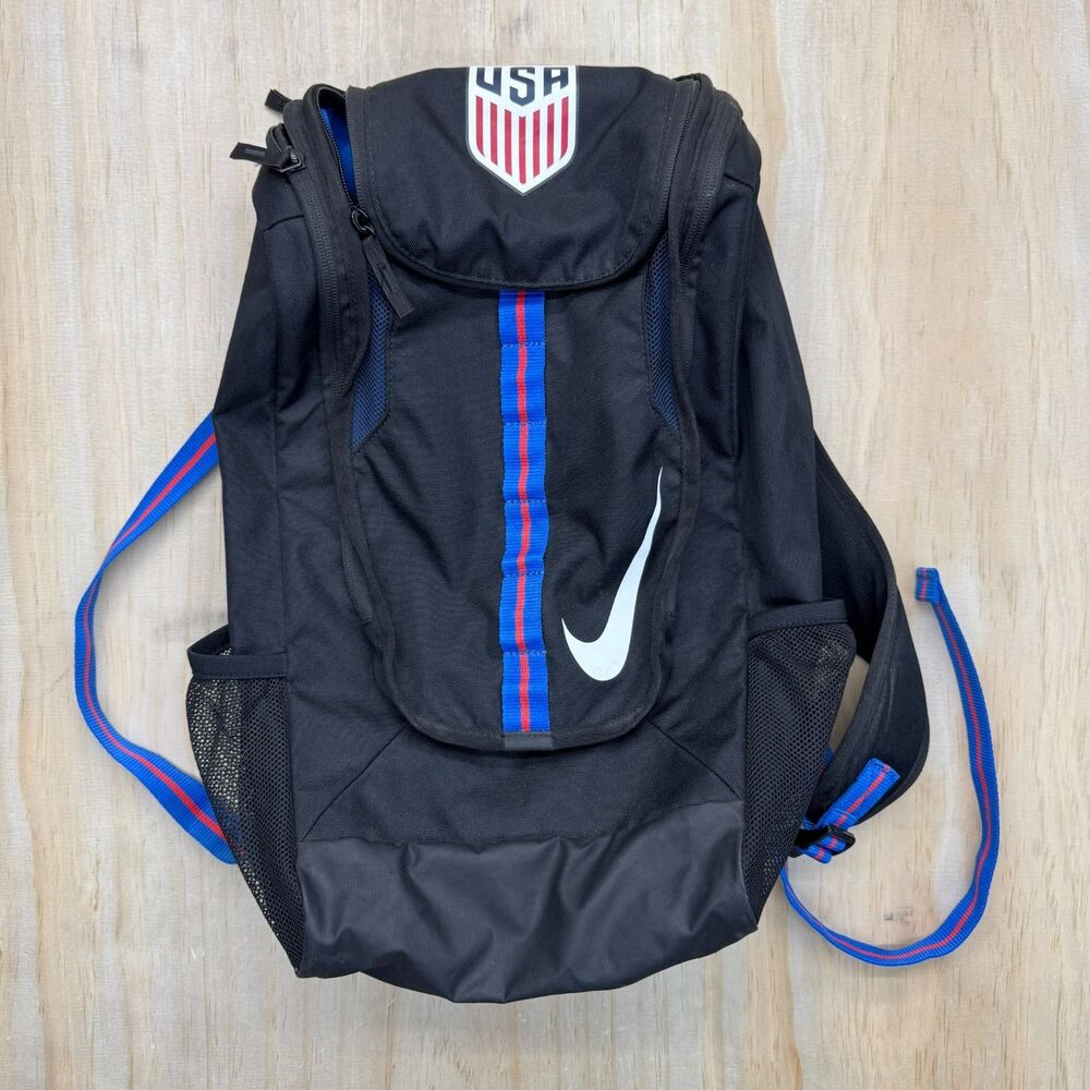 USED Nike USA Soccer USMNT USWNT Allegiance Shield Compact Backpack Black